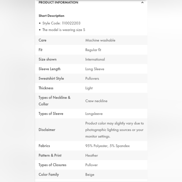 89th & Madison Cream Ruffle Sweatshirt - Picture 8 of 8